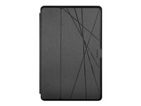 Targus Click-In - Funda con tapa para tableta - poliuretano termoplástico (TPU) - negro - 12.4" - para Samsung Galaxy Tab S7 FE, Tab S7+ THZ904GL