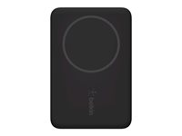 Belkin - Cargador portátil - 2500 mAh - 7.5 vatios (MagSafe) - negro BPD002BTBK