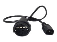 APC - Cable de alimentación - CEE 7/7 (H) a IEC 60320 C14 - 10 A - 61 cm - negro - para P/N: SCL500RMI1UC, SCL500RMI1UNC, SMTL750RMI2UC, SRT1500RMXLI, SRT1500XLI, SRT2200XLI-KR AP9880