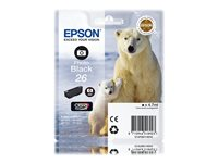 Epson 26 - 4.7 ml - Photo Negro - original - blíster con alarmas de RF/acústica - cartucho de tinta - para Expression Premium XP-510, 520, 600, 605, 610, 615, 620, 625, 700, 710, 720, 800, 810, 820 C13T26114020