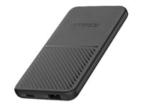OtterBox Standard - Cargador portátil - 5000 mAh - Apple Fast Charge, AFC - 2 conectores de salida (USB, USB-C) - en el cable: USB-C - nearly night 78-80641