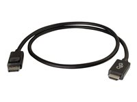 C2G 6ft DisplayPort to HDMI Adapter Cable - M/M - Cable DisplayPort - DisplayPort (M) a HDMI (M) - 1.8 m - negro 54326