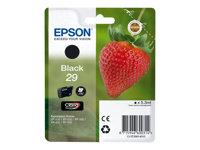 Epson 29 - 5.3 ml - negro - original - blíster con alarma de RF - cartucho de tinta - para Expression Home XP-235, 245, 247, 332, 335, 342, 345, 432, 435, 442, 445 C13T29814020