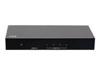 C2G 4-Port HDMI Distribution Amplifier Splitter - 4K 60Hz - HDR - 7.1 Audio - Separador de vídeo/audio - 4 x HDMI - sobremesa C2G41601