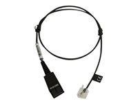Jabra - Cable para auriculares - Desconexión rápida a RJ-45 - 50 cm - para BIZ 2300, 2400; Siemens OpenStage 30, 40, 40T, 60, 80, 80T 8800-00-94