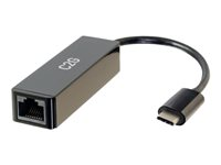 C2G USB-C to Ethernet Network Adapter - Adaptador de red - USB-C - Gigabit Ethernet x 1 - negro 89152