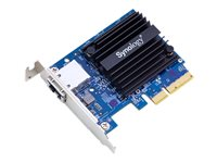 Synology E10G18-T1 - Adaptador de red - PCIe 3.0 x4 perfil bajo - 10Gb Ethernet x 1 - para Disk Station DS1618; RackStation RS1219, RS2418, RS2818, RS3618, RS818 E10G18-T1