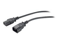 APC - Cable de alimentación - IEC 60320 C13 a IEC 60320 C14 - 2.4 m - negro - para P/N: SCL500RMI1UC, SCL500RMI1UNC, SMTL750RMI2UC, SRT1500RMXLI, SRT1500XLI, SRT2200XLI-KR AP9870