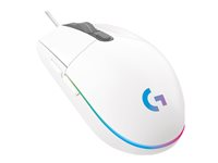 Logitech Gaming Mouse G102 LIGHTSYNC - Ratón - diestro - óptico - 6 botones - cableado - USB - blanco 910-005824