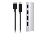 Belkin - Interruptor para compartir periférico USB - 4 x SuperSpeed USB 3.0 - sobremesa F4U088VF