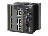 Cisco Industrial Ethernet 4000 Series - Conmutador - Gestionado - 4 x Gigabit SFP + 8 x 10/100/1000 (PoE+) + 4 x Gigabit SFP combinado - montaje en riel DIN - PoE+ - DC power - Conforme a la TAA IE-4000-4GS8GP4G-E