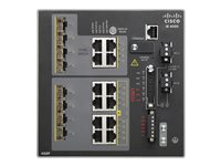 Cisco Industrial Ethernet 4000 Series - Conmutador - Gestionado - 4 x 10/100 + 4 x 10/100 (PoE+) + 4 x Gigabit SFP combinado - montaje en riel DIN - PoE+ - DC power - Conforme a la TAA IE-4000-4T4P4G-E