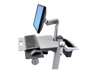 Ergotron Neo-Flex - Componente para montaje (asa, cesta trasera) - plástico - dos tonos de gris - se puede instalar en un carro - para P/N: 24-205-214, 24-206-214 97-545
