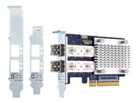 QNAP QXP-32G2FC - Adaptador de bus de host - PCIe 3.0 x8 perfil bajo - 32Gb Fibre Channel Gen 6 x 2 - con 2 transceptores SFP+ (TRX-32GFCSFP-SR) - para QNAP TS-1277, 463, 677, 877, 977, EC1280, TVS-2472, 682, 872, 882, EC1280, EC1580, EC2480 QXP-32G2FC