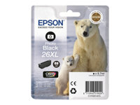 Epson 26XL - 8.7 ml - XL - Photo Negro - original - cartucho de tinta - para Expression Premium XP-510, 520, 600, 605, 610, 615, 620, 625, 700, 710, 720, 800, 810, 820 C13T26314010