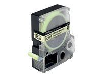 Epson LC-5ZBU1 - Cinta fluorescente - negro resplador en la oscuridad - Rollo (1,8 cm x 1,5 m) 1 bobina(s) - para LabelWorks LW-1000P, LW-400, LW-400L, LW-400VP, LW-600P, LW-700, LW-900P C53S626413