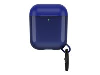 OtterBox Ispra Series - Estuche para auriculares inalámbricos - policarbonato, aleación de zinc, elastómero termoplástico (TPE) - azul traje espacial - para Apple AirPods (1ª generación, 2ª generación) 77-65503