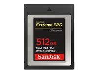 SanDisk Extreme Pro - Tarjeta de memoria flash - 512 GB - CFexpress SDCFE-512G-GN4NN