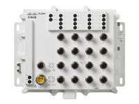 Cisco Industrial Ethernet 2000 IP67 Series - Conmutador - Gestionado - 16 x 10/100 - montaje en pared IE-2000-16T67-B