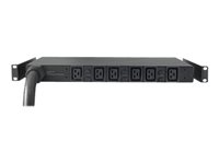 APC Basic Rack PDU - Unidad de distribución de potencia (montaje en bastidor) - CA 400 V - 22 kW - trifásico - input: IEC 60309 - conectores de salida: 6 (IEC 60320 C19) - 2.44 m cable - negro - para P/N: SCL400RMJ1U, SCL500RMI1UC, SCL500RMI1UNC, SMTL1000RMI2UC, SMTL750RMI2UC AP7526