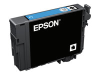 Epson 502 - 3.3 ml - cián - original - blíster con alarmas de RF/acústica - cartucho de tinta - para Expression Home XP-5100; WorkForce WF-2860, WF-2865DWF C13T02V24020