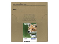 Epson T1285 Easy Mail Packaging - Paquete de 4 - 16.4 ml - negro, amarillo, cián, magenta - original - caja - cartucho de tinta - para Stylus S22, SX130, SX230, SX235, SX430, SX435, SX438, SX440, SX445; Stylus Office BX305 C13T12854511