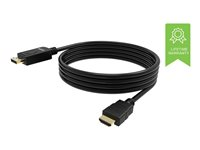 VISION - Cable adaptador - DisplayPort macho a HDMI macho - 2 m - negro - compatibilidad con 4K TC 2MDPHDMI/BL