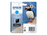 Epson T3242 - 14 ml - cián - original - cartucho de tinta - para SureColor P400, SC-P400 C13T32424010