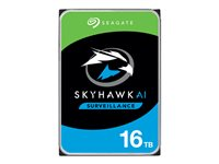 Seagate SkyHawk AI ST16000VE002 - Disco duro - 16 TB - interno - 3.5" - SATA 6Gb/s - búfer: 256 MB - con Recuperación de datos Seagate Rescue de 3 años ST16000VE002