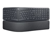 Logitech ERGO K860 - Teclado - inalámbrico - 2.4 GHz, Bluetooth 5.0 - AZERTY - francés - grafito 920-010104