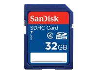 SanDisk Standard - Tarjeta de memoria flash - 32 GB - Class 4 - SDHC SDSDB-032G-B35