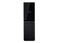 WD My Book WDBBGB0080HBK - Disco duro - cifrado - 8 TB - externo (sobremesa) - USB 3.0 - AES de 256 bits - negro WDBBGB0080HBK-EESN