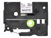 Brother TZe-N221 - Negro sobre blanco - rollo (0,9 cm x 8 m) 1 bobina(s) cinta no laminada - para Brother PT-D600, H110; P-Touch PT-1005, 1010, D210, D400, D450, E550, H110, P900, P950 TZEN221