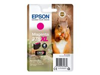 Epson 378XL - 9.3 ml - XL - magenta - original - blíster con alarmas de RF/acústica - cartucho de tinta - para Expression Home XP-8605, XP-8606; Expression Home HD XP-15000; Expression Photo XP-8500 C13T37934020