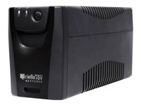 Riello UPS Net Power NPW 600 - UPS - CA 220/230/240 V - 360 vatios - 600 VA - USB - conectores de salida: 4 - negro NPW 600