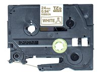 Brother TZe-R254 - Brillante - dorado sobre blanco - Rollo (2,4 cm x 4 m) 1 cinta(s) cinta - para PT2430PC, PT2730, PT2730VP, PT9600, PTD600, PTD600VP, PTD800W, PTH500LI, PTP700, PTP710BT, PTP750W TZER254