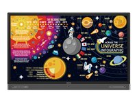 BenQ RP6502 - 65" Clase diagonal pantalla LCD con retroiluminación LED - interactivo - con pantalla táctil (multitáctil) - 4K UHD (2160p) 3840 x 2160 - LED de iluminación directa 9H.F6MTK.DE1
