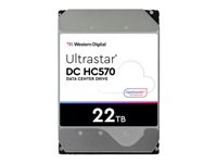 WD Ultrastar DC HC570 - Disco duro - 22 TB - interno - 3.5" - SAS 12Gb/s - 7200 rpm - búfer: 512 MB 0F48052