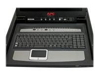 APC LCD Console - Consola KVM con conmutador KVM - 16 puertos - PS/2 - 17" - montaje en bastidor - VGA - negro - 1U - para P/N: AR3106SP, SMX1000C, SMX1500RM2UC, SMX1500RM2UCNC, SMX750C, SMX750CNC, SRT5KRMXLW-TW AP5816
