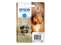 Epson 378 - 4.1 ml - cián - original - blíster - cartucho de tinta - para Expression Home XP-8605, 8606; Expression Home HD XP-15000; Expression Photo XP-8505, 8700 C13T37824010