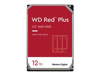 WD Red Plus NAS Hard Drive WD120EFBX - Disco duro - 12 TB - interno - 3.5" - SATA 6Gb/s - 7200 rpm - búfer: 256 MB WD120EFBX