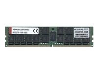 Kingston Server Premier - DDR4 - módulo - 64 GB - LRDIMM 288 clavijas - 2666 MHz / PC4-21300 - CL19 - 1.2 V - Carga reducida con paridad - ECC KSM26LQ4/64HCI