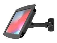 Compulocks Space Swing - Carcasa - antirrobo - para PC Tablet - bloqueable - aluminio de alta calidad - negro - tamaño de pantalla: 12.9" - se puede instalar en la pared, se puede instalar en una superficie, parte superior del contador - para Apple iPad Pro de 12,9" (3ª generación, 4ª generación, 5ª generación) 827B299PSENB