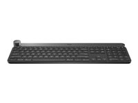 Logitech Craft Advanced with Creative Input Dial - Teclado - retroiluminación - Bluetooth, 2.4 GHz - QWERTY - italiano 920-008500