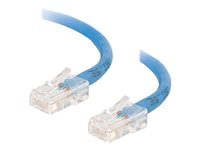 C2G Cat5e Non-Booted Unshielded (UTP) Network Patch Cable - Cable de interconexión - RJ-45 (M) a RJ-45 (M) - 5 m - UTP - CAT 5e - trenzado, uniboot - azul 83025