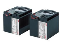 APC Replacement Battery Cartridge #11 - Batería de UPS - Ácido de plomo - negro - para P/N: DLA2200J, SU2200I, SU2200J3W, SU2200RMXLI, SU3000I, SU3000J3W, SUA3000T, SUA3000US RBC11