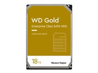 WD Gold WD181KRYZ - Disco duro - 18 TB - interno - 3.5" - SATA 6Gb/s - 7200 rpm - búfer: 512 MB WD181KRYZ