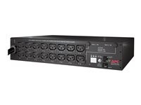 APC Switched Rack PDU AP7911B - Unidad de distribución de alimentación (montaje en bastidor) - CA 208 V - Ethernet 10/100 - input: NEMA L6-30 - conectores de salida: 16 (IEC 60320 C13) - 2U - 3.65 m cable - negro - para P/N: SMTL1000RMI2UC, SMX1000C, SMX1500RM2UC, SMX1500RM2UCNC, SMX750C, SMX750CNC AP7911B