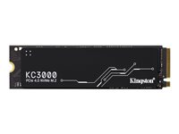 Kingston KC3000 - SSD - 512 GB - interno - M.2 2280 - PCIe 4.0 (NVMe) SKC3000S/512G