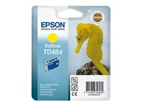 Epson T0484 - 13 ml - amarillo - original - blíster con alarmas de RF/acústica - cartucho de tinta - para Stylus DX3800; Stylus Photo R200, R220, R300, R320, R340, RX500, RX600, RX620, RX640 C13T04844020